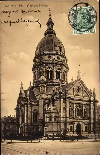 Ak Mainz am Rhein, Christuskirche