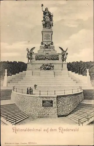 Ak Rüdesheim am Rhein, Niederwald Nationaldenkmal
