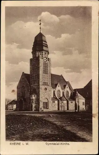 Ak Rheine in Westfalen, Gymnasial-Kirche