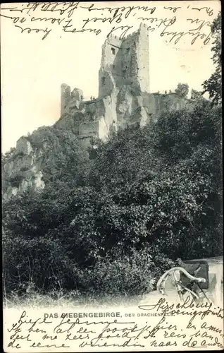 Ak Königswinter am Rhein, Drachenfels