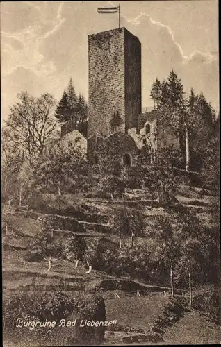 Ak Bad Liebenzell im Schwarzwald, Burgruine