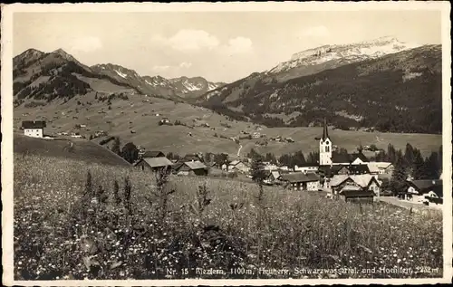 Ak Riezlern Mittelberg Vorarlberg, Heuberg, Schwarzwassertal und Hochifen