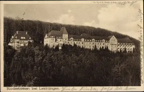 Ak Roderbirken Leichlingen im Rheinland, Blick auf ein Gebäude