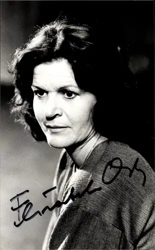 Foto Schauspielerin Elisabeth Orth, Portrait, Autogramm
