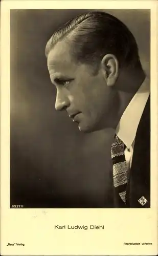 Ak Schauspieler Karl Ludwig Diehl, Ross 9537 / 1