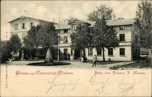 Ak Ostseebad Dahme in Holstein, Hotel und Pension F. Mumm