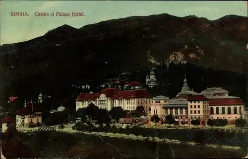 Ak Sinaia Rumänien, Casino si Palace Hotel