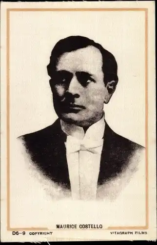 Seiden Ak Schauspieler Maurice Costello, Portrait