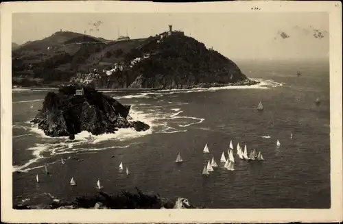 Ak Donostia San Sebastian Baskenland, Isla de Sta. Clara é Igueido