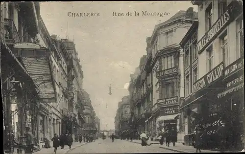 Ak Charleroi Wallonien Hennegau, Rue de la Montagne