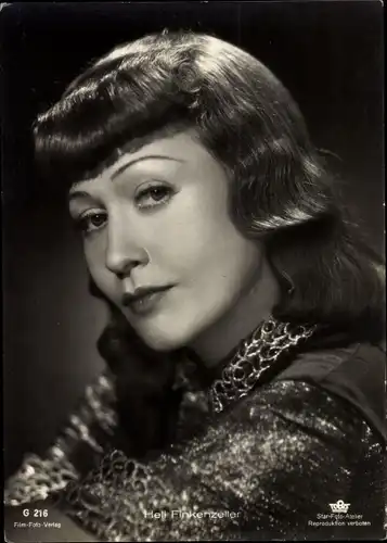 Ak Schauspielerin Heli Finkenzeller, Portrait