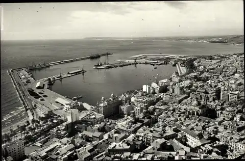 Ak Alicante Valencia Spanien, Panoramica y Puerta