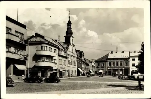Ak Rychnov nad Kněžnou Reichenau an der Knieschna Region Königgrätz, Namesti