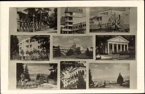 Ak Sliač Szliács Slowakei, Ortsansichten