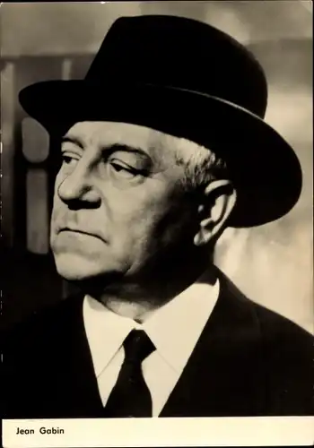 Ak Schauspieler Jean Gabin, Portrait, Die Nacht ist meine Welt
