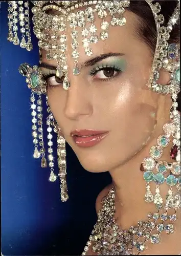 Ak Tänzerin Topas, Grande Revue, Friedrichsbau Variete Stuttgart