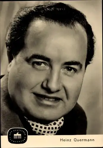 Ak Fernsehunterhalter Heinz Quermann, Portrait