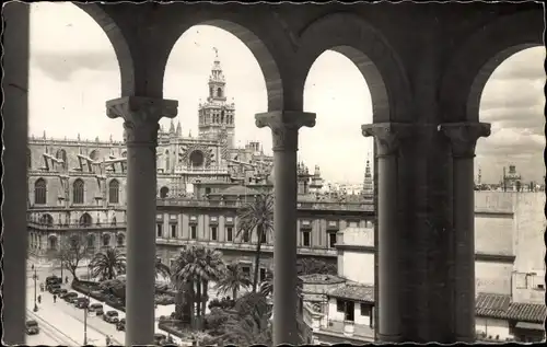 Ak Sevilla Andalusien, Catedral y Archivo General de Indias
