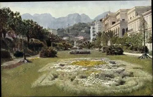 Ak Menton Alpes Maritimes, Le Jardin Public