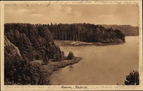 Ak Mazury Masuren Ostpreußen, Niedersee