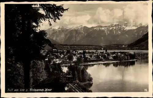 Ak Zell am See in Salzburg, gegen Steinernes Meer