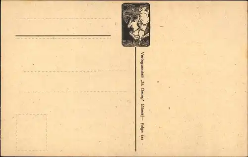 Künstler Ak Wohlgemuth, D., Israel, Gedicht Bethphage von C. Lechler