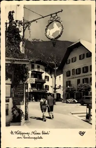 Ak St Wolfgang Oberösterreich, Weißes Rössl, Gasthöfe