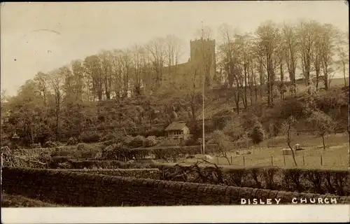 Ak Disley Cheshire England, Church