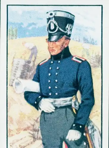 Sammelbild Deutsche Uniformen, Deutsche Freiheitskriege, Serie 9 Bild 52 Ostpr. Pionier Komp.