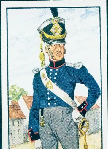 Sammelbild Deutsche Uniformen, Deutsche Freiheitskriege, Serie 30 Bild 176 Artillerie