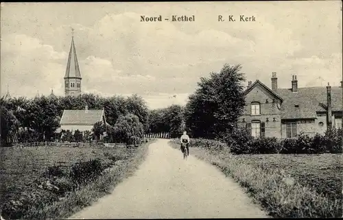 Ak Noord Kethel Schiedam Südholland, R.K. Kerk