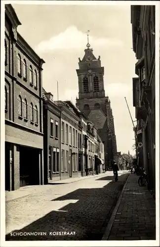 Ak Schoonhoven Südholland Niederlande, Koestraat