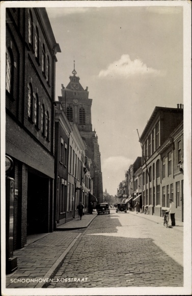 Ak Schoonhoven Südholland Niederlande, Koestraat Nr. 10719844