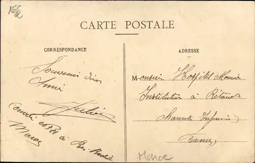 Ak Marokko, Procession des Etenards