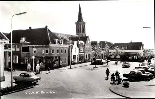 Ak Stolwijk Südholland, Dorpsplein