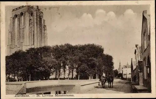 Ak Zierikzee Zeeland, St. Lievens Monstertoren