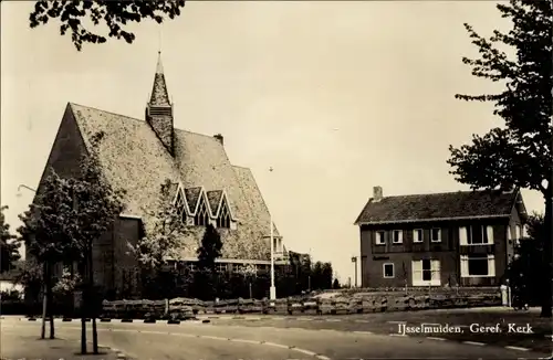 Ak IJsselmuiden Overijssel Niederlande, Geref. Kerk