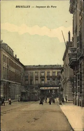 Ak Bruxelles Brüssel, Impasse du Parc