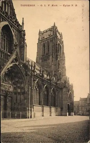 Ak Tongres Tongeren Flandern Limburg, O.L.V. Kerk