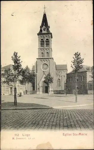 Ak Liège Lüttich Wallonien, Eglise Ste-Marie