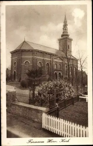 Ak Farmsum Delfzijl Groningen Niederlande, Herv. Kerk