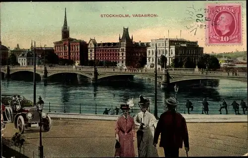 Ak Stockholm Schweden, Vasabron