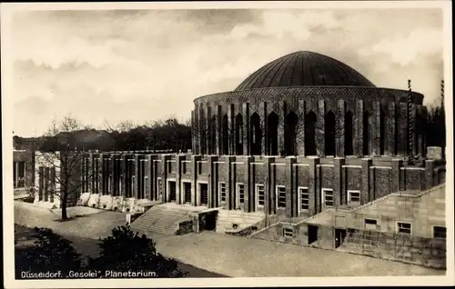 Ak Düsseldorf am Rhein, Gesolei, Planetarium