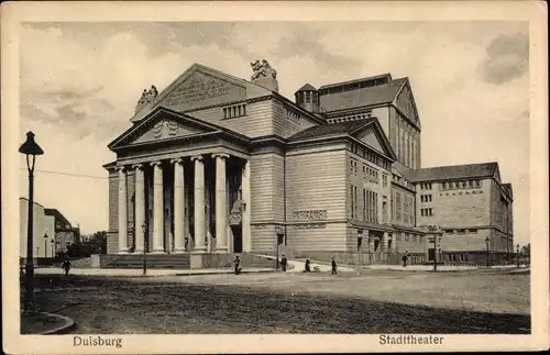 Ak Duisburg im Ruhrgebiet, Stadttheater