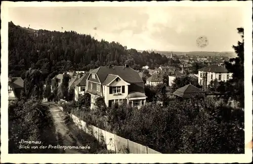 Ak Ilmenau in Thüringen, Blick von der Prellerpromenade