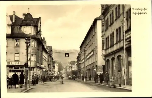 Ak Sonneberg in Thüringen, Bahnhofstraße