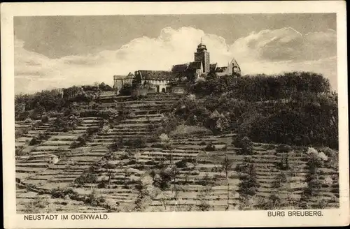 Ak Neustadt Breuberg im Odenwald, Burg Breuberg