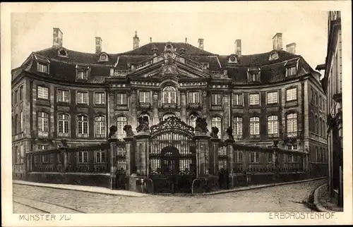 Ak Münster in Westfalen, Erbdrostenhof