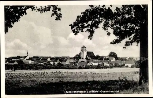 Ak Schildau in Sachsen, Gneisenaustadt, Gesamtansicht