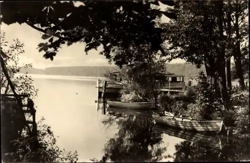 Ak Woltersdorf bei Berlin, Motiv am Flakensee